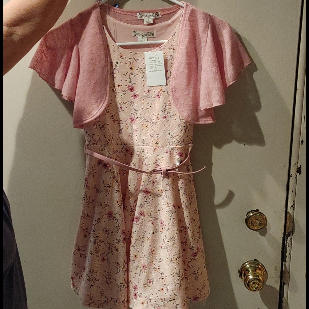 Knitworks Dress, pink, NWT